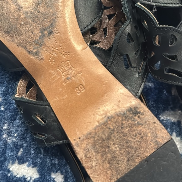 Marni Black Cutout Slingback Sandals - Picture 5 of 5